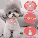 With Flower Puppy Collar for Small Dogs Cute Dog Collar